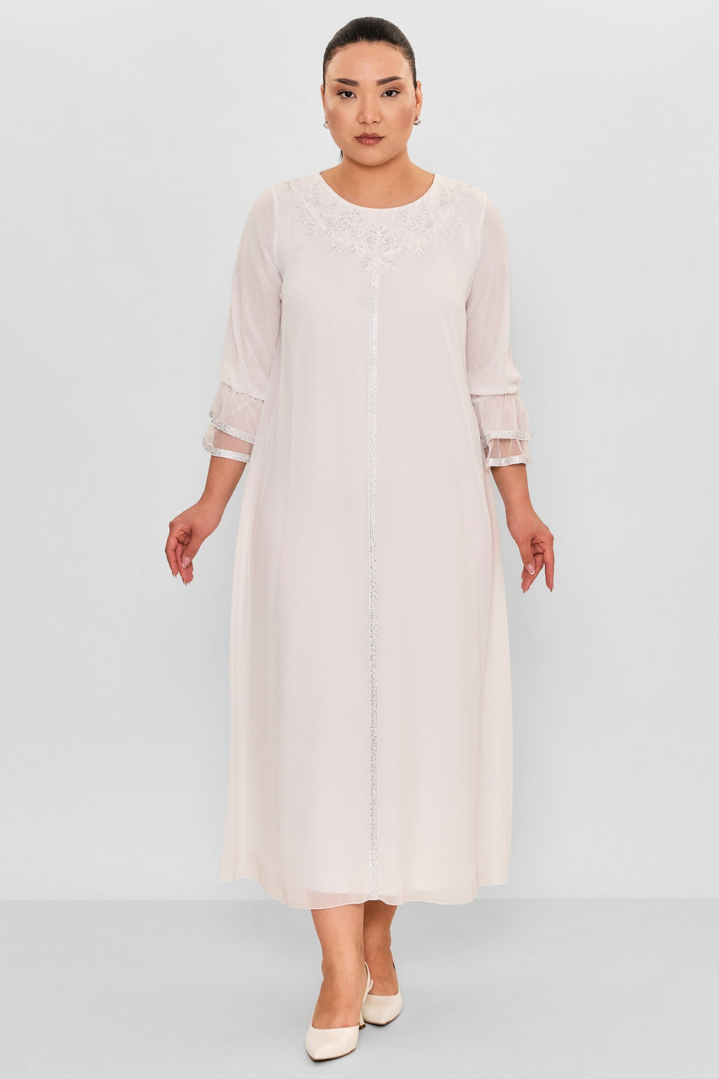 Ksas - Plus Size Dress (KSAS32113) - 8690200118593