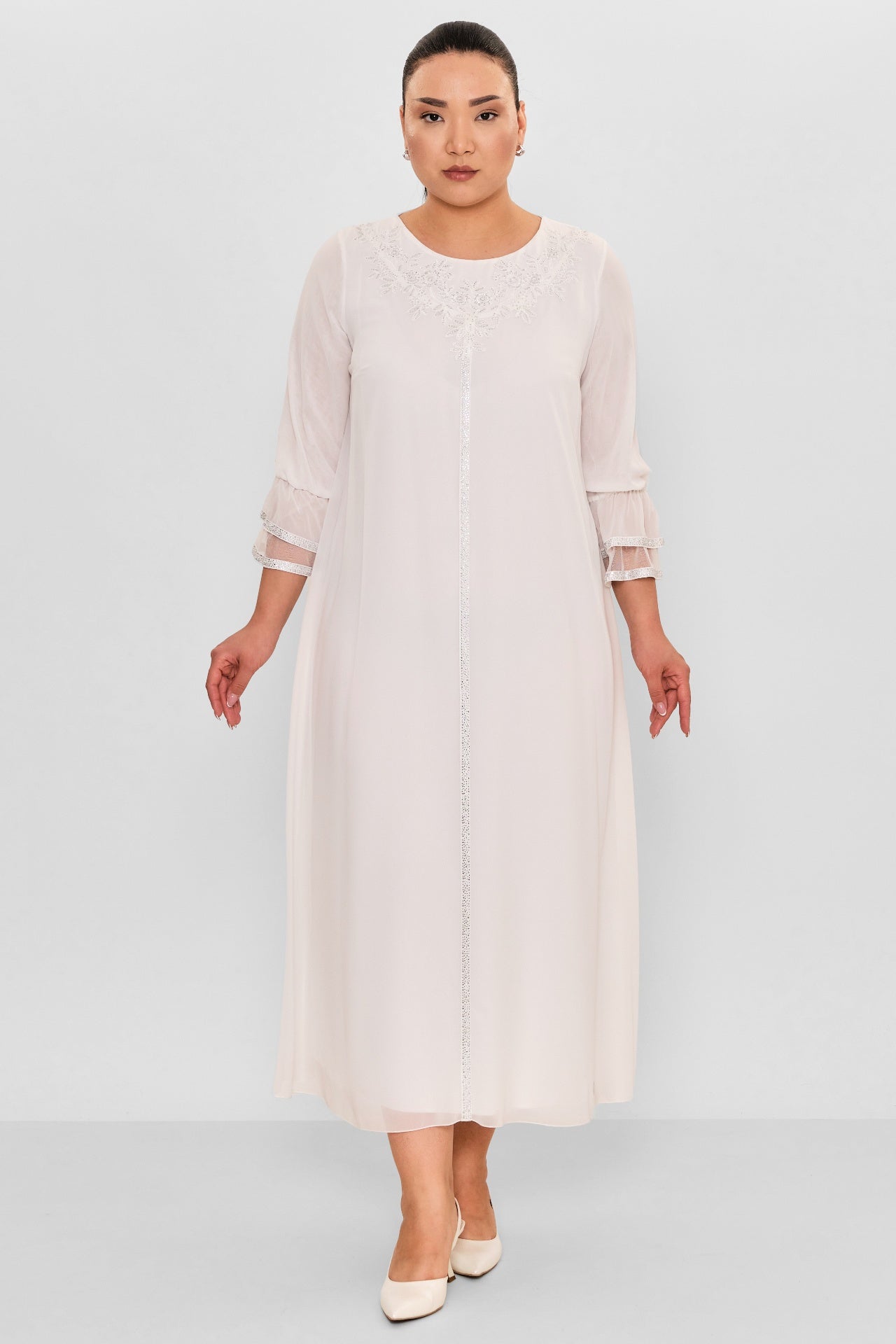 Ksas - Plus Size Dress (KSAS32113) - 8690200118593