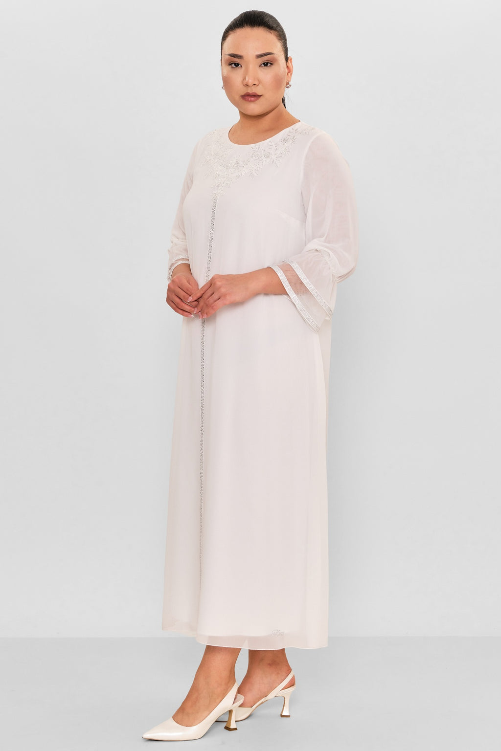 Ksas - Plus Size Dress (KSAS32113) - 8690200118593