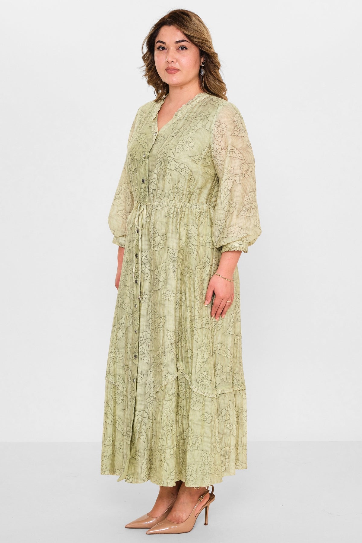 Gumanize - Plus Size Dress (GMZ2025-1024-7720) - 8690200118739