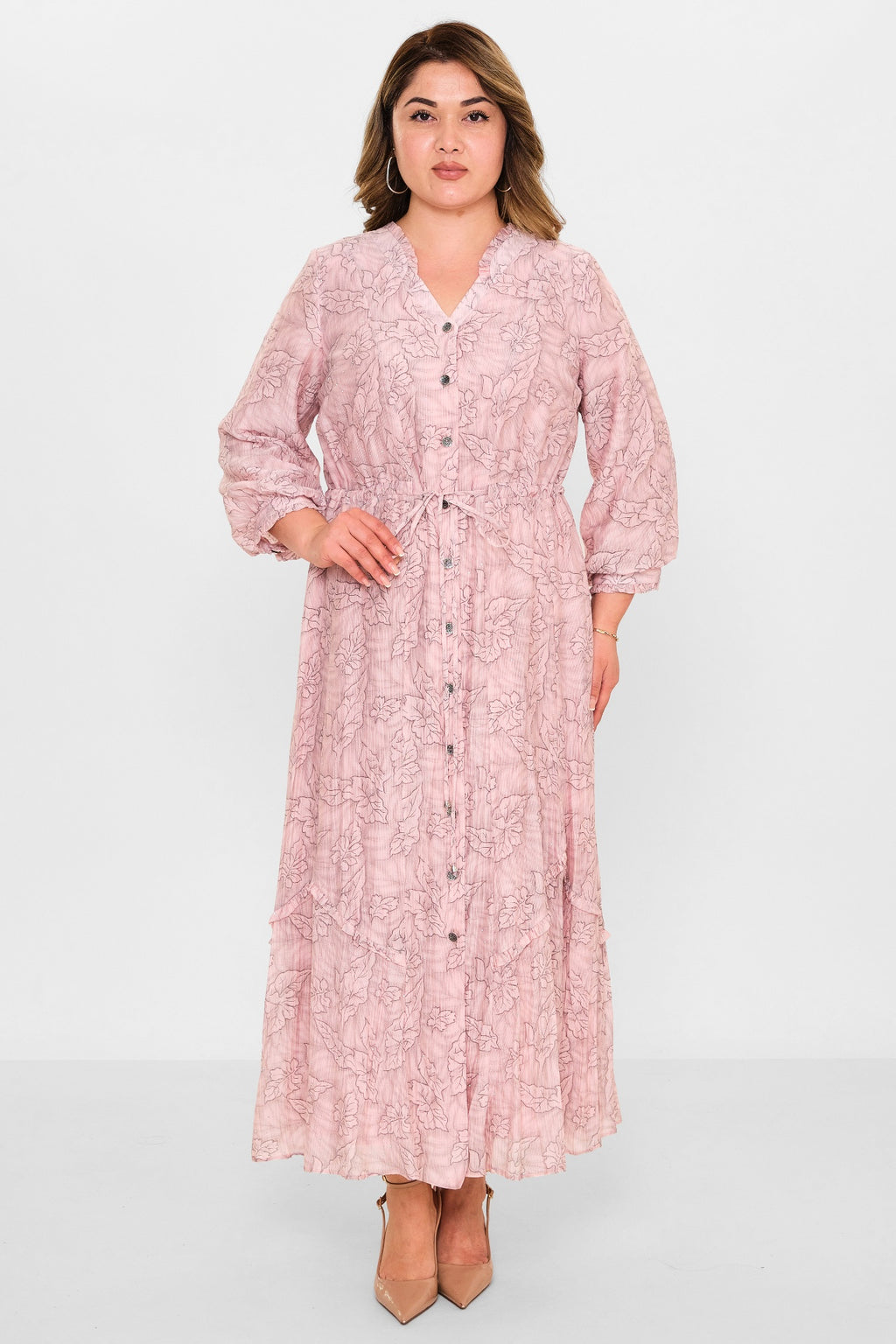 Gumanize - Plus Size Dress (GMZ2025-1024-7720) - 8690200118746