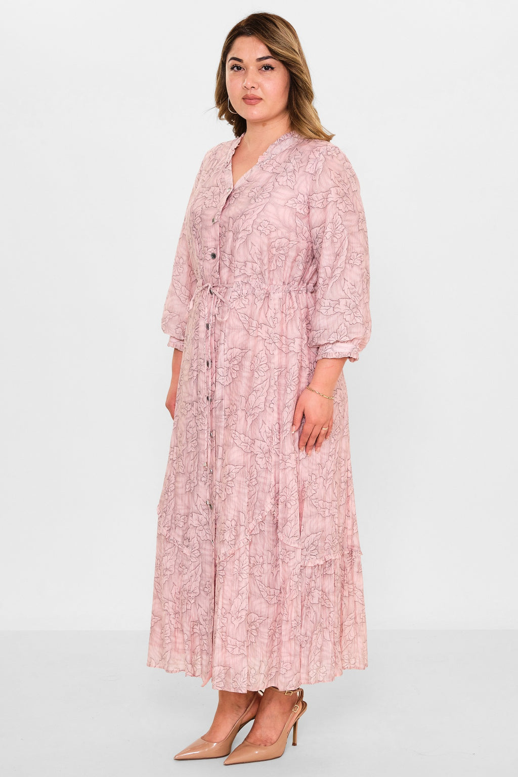 Gumanize - Plus Size Dress (GMZ2025-1024-7720) - 8690200118746