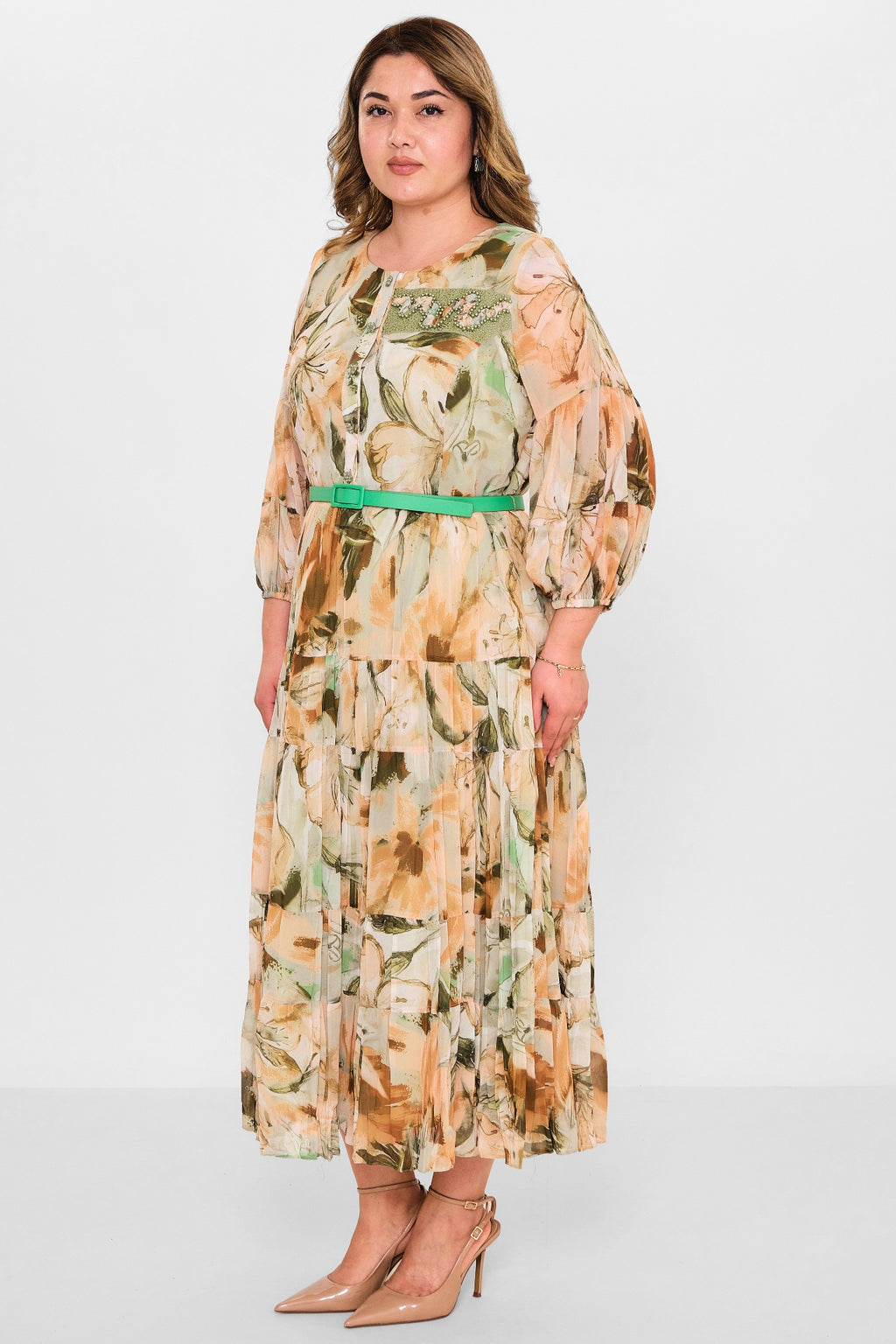Gumanize - Plus Size Dress (GMZ2025-950-7692) - 8690200118814