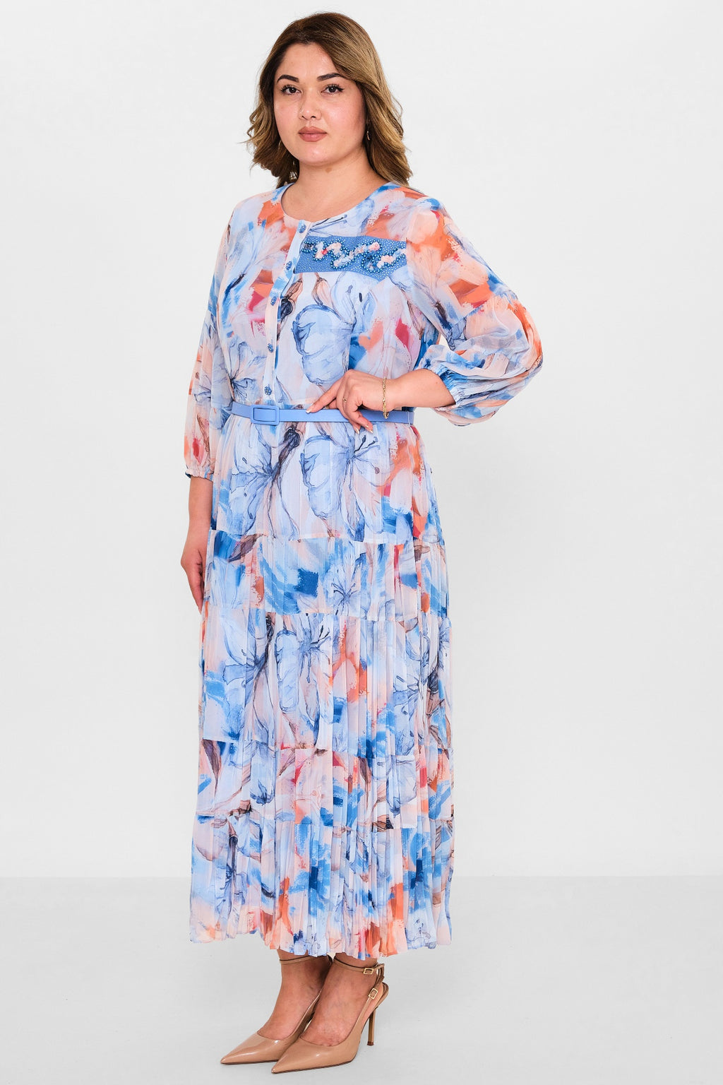 Gumanize - Plus Size Dress (GMZ2025-950-7692) - 8690200118821