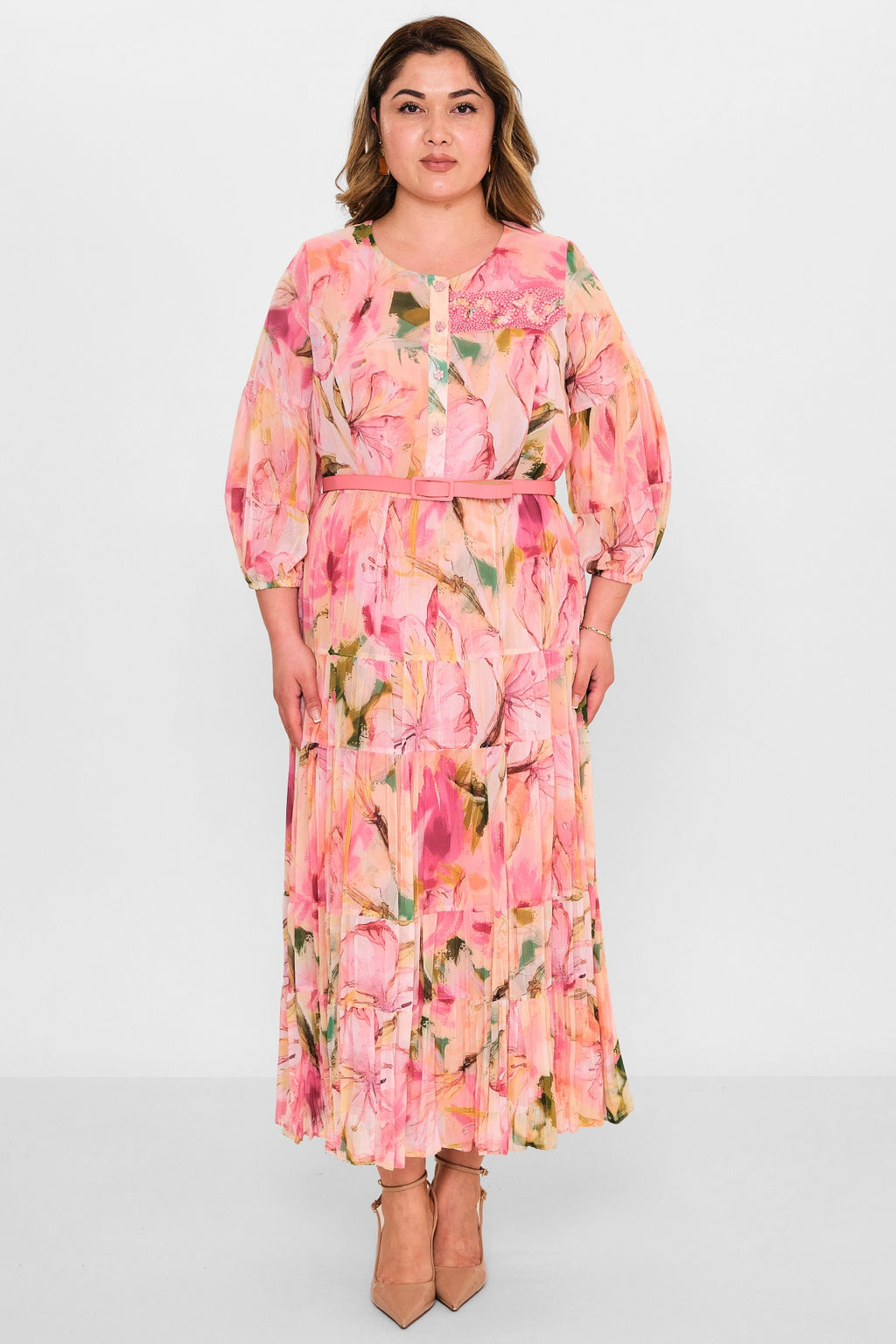 Gumanize - Plus Size Dress (GMZ2025-950-7692) - 8690200118838
