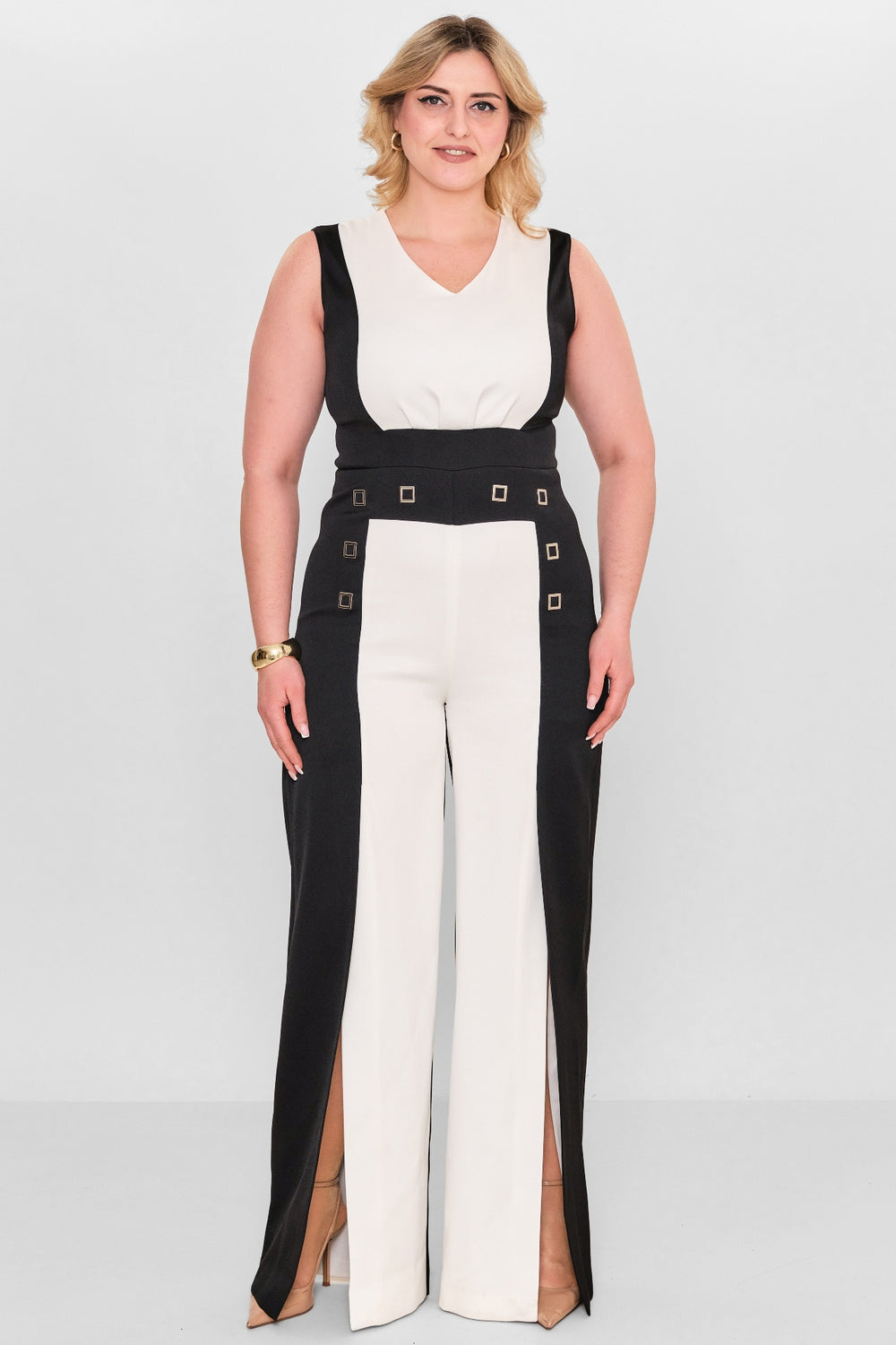 Kedma - Plus Size Overalls (KDM26Y5-79075X) - 8690200118951
