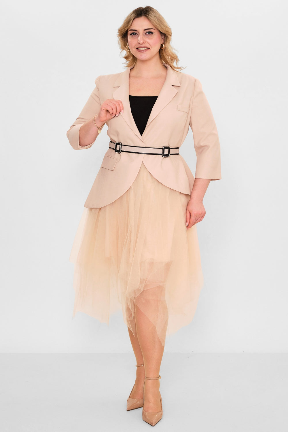 Kedma - Plus Size Suit (KDM26Y5-79094X) - 8690200119019