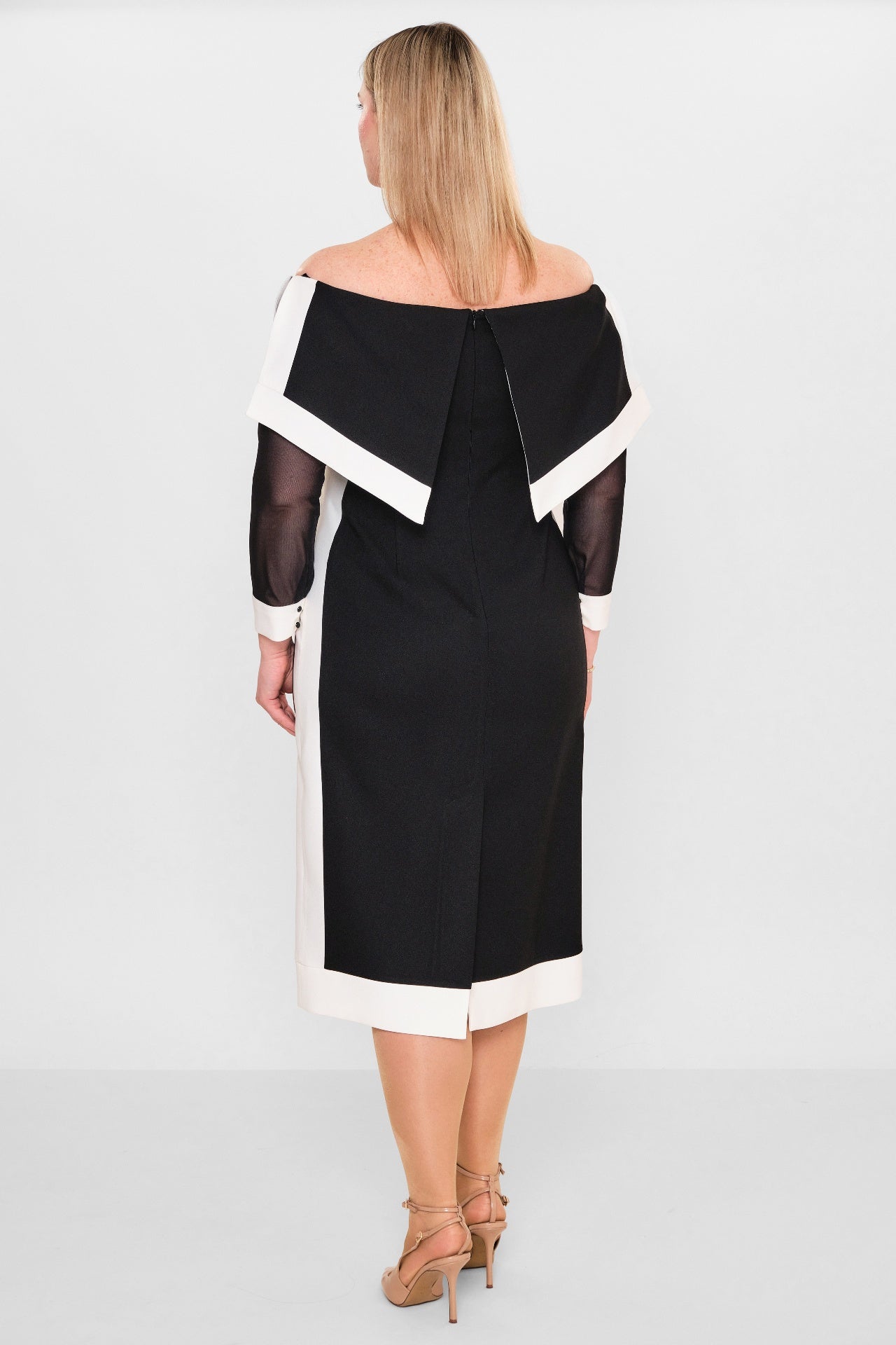 Kedma - Plus Size Dress (KDM26Y8-97622X) - 8690200119057