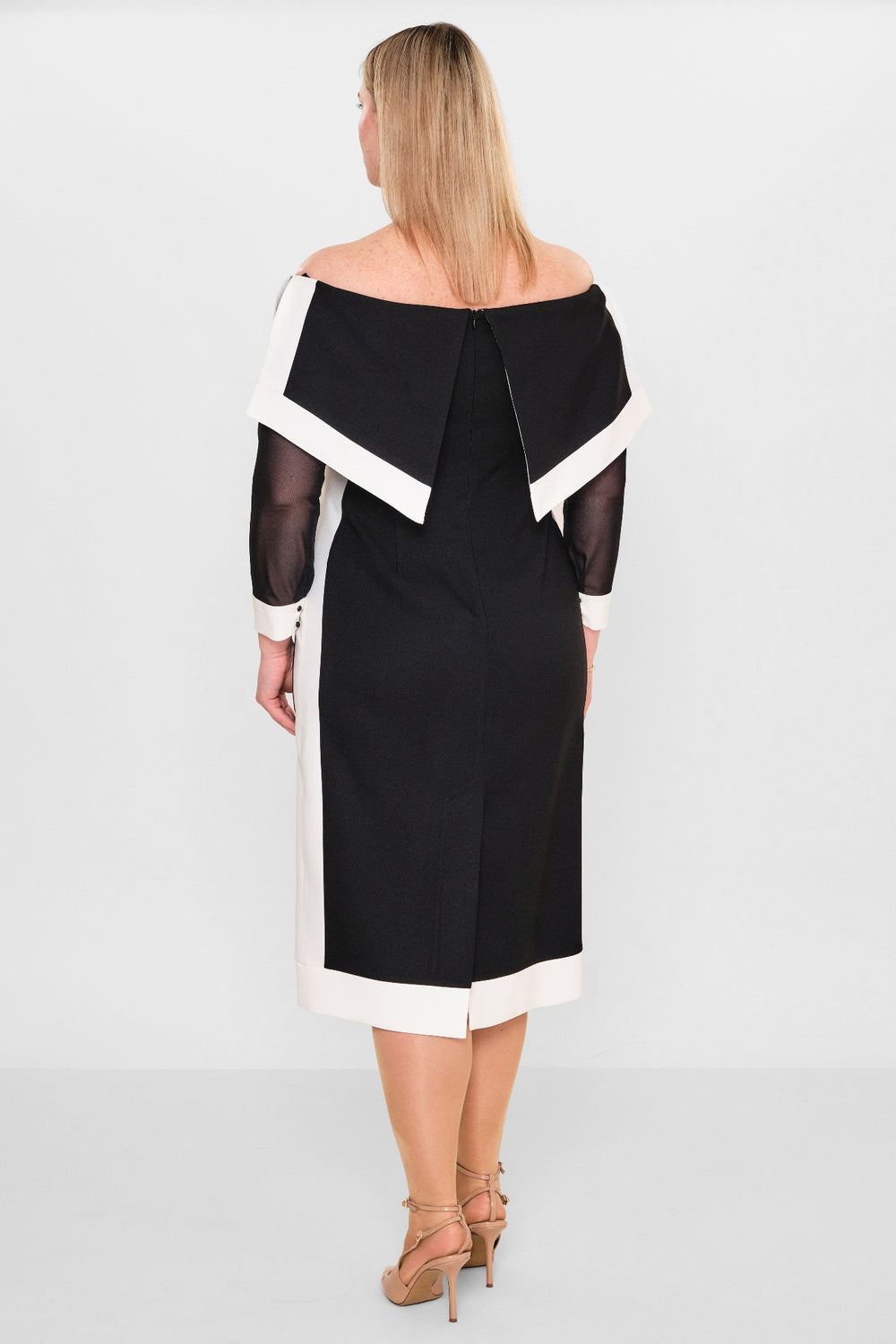 Kedma - Plus Size Dress (KDM26Y8-97622X) - 8690200119057