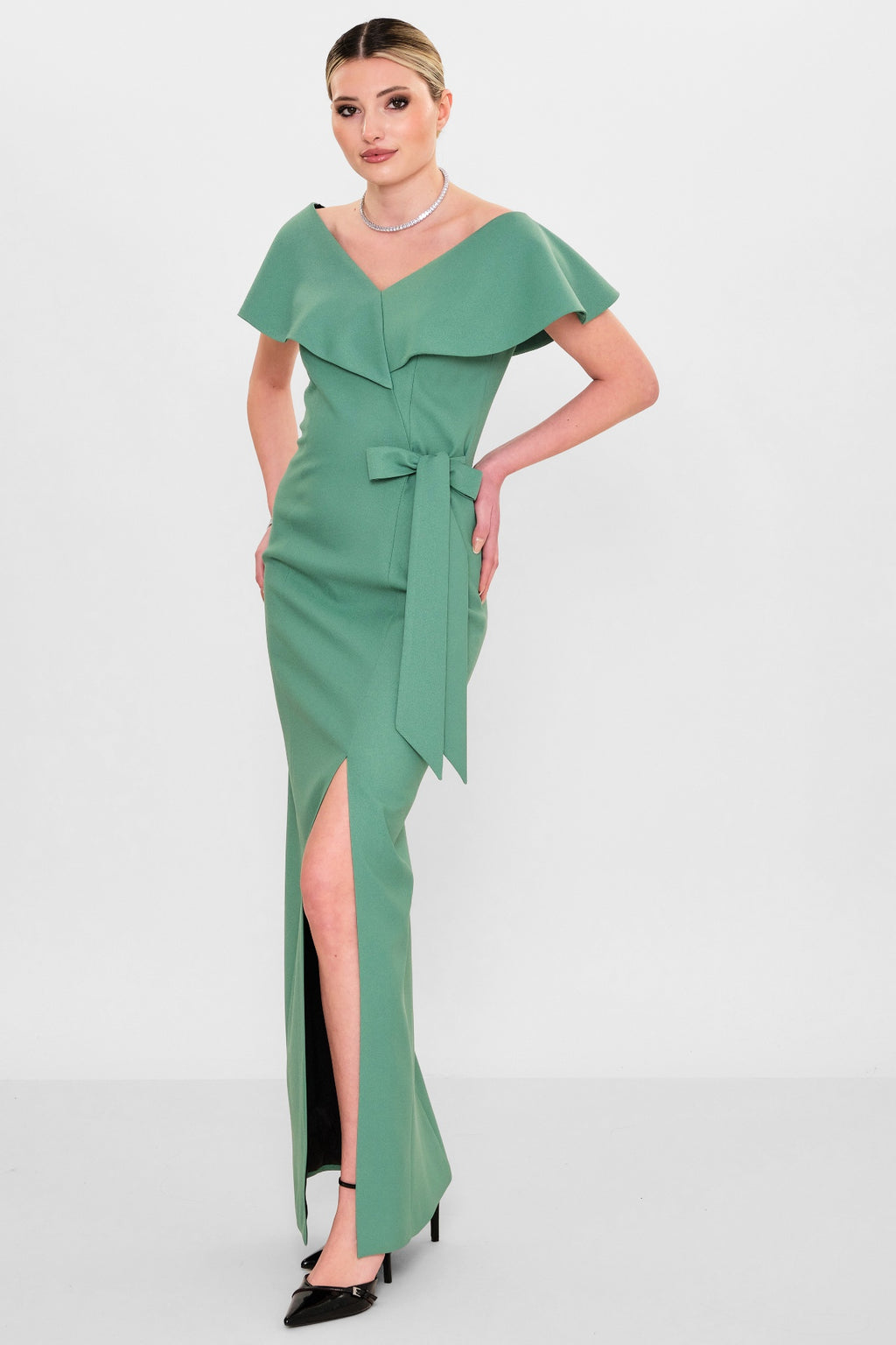 Kedma - Plus Size Dress (KDM26Y8-97876) - 8690200119101