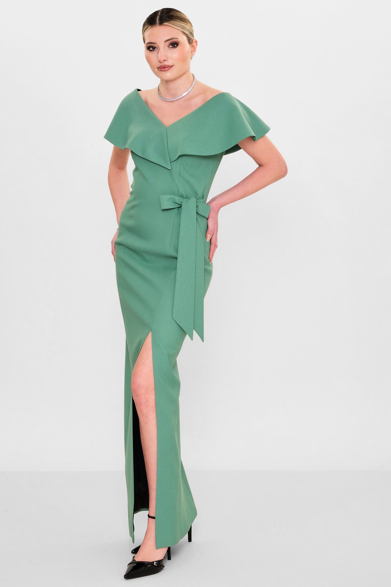 Kedma - Plus Size Dress (KDM26Y8-97876) - 8690200119101