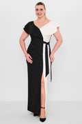Kedma - Plus Size Dress (KDM26Y8-97876X) - 8690200119118