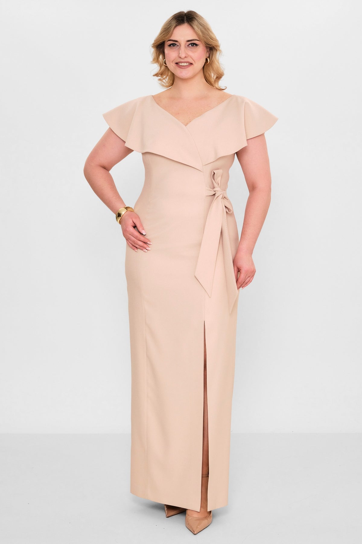 Kedma - Plus Size Dress (KDM26Y8-97876X) - 8690200119125