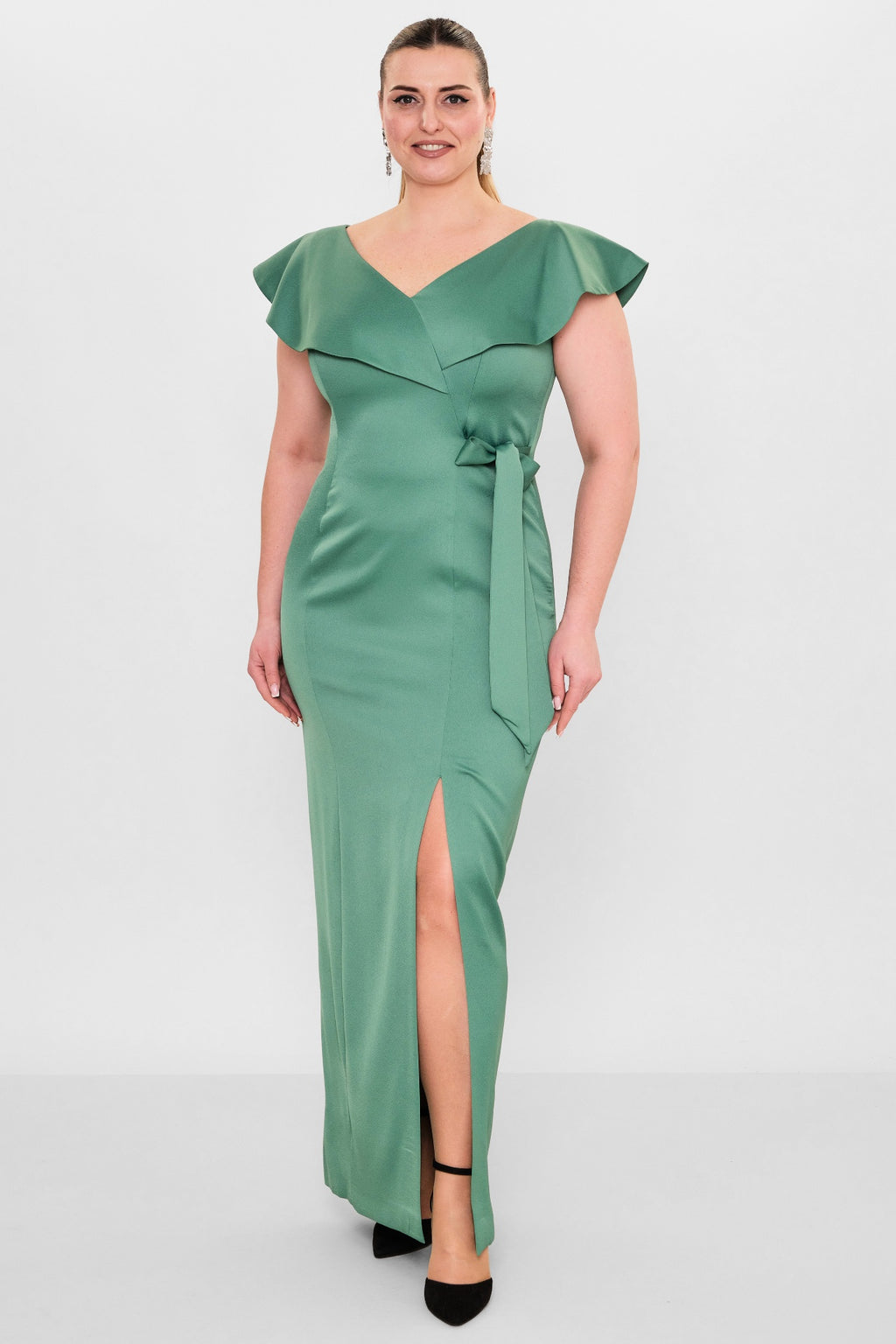 Kedma - Plus Size Dress (KDM26Y8-97876X) - 8690200119149