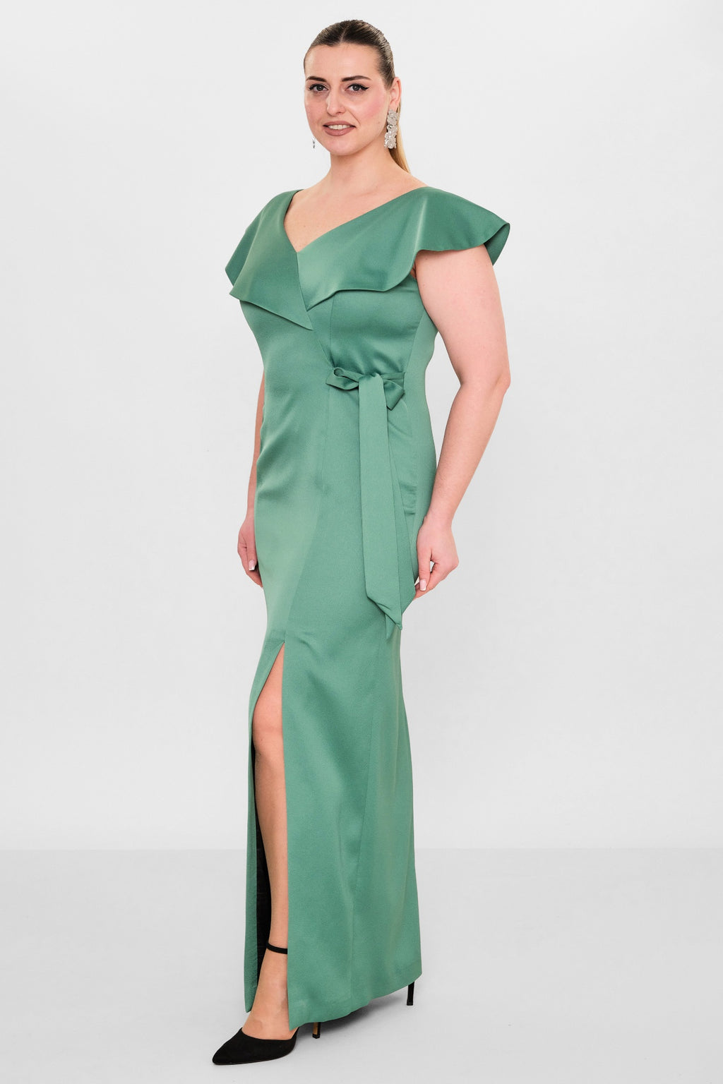 Kedma - Plus Size Dress (KDM26Y8-97876X) - 8690200119149