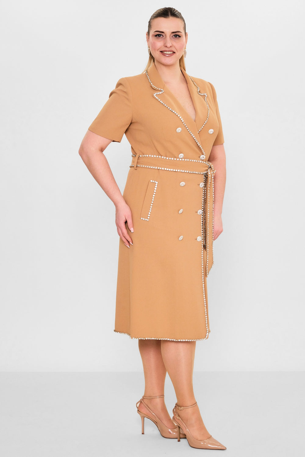 Kedma - Plus Size Dress (KDM26Y8-97931X) - 8690200119156