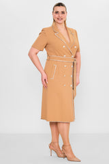 Kedma - Plus Size Dress (KDM26Y8-97931X) - 8690200119156