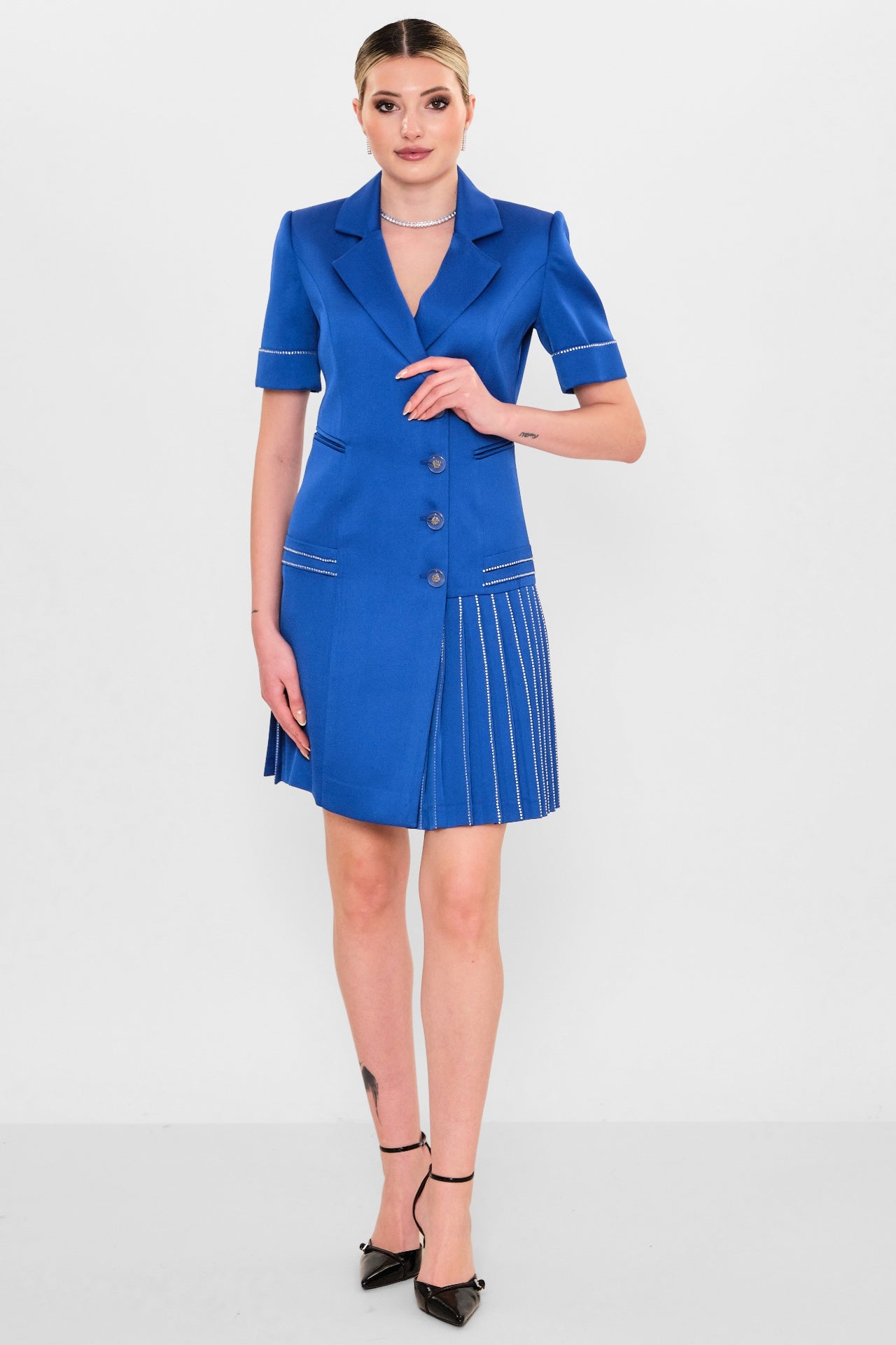 Kedma - Plus Size Dress (KDM26Y8-98149) - 8690200119255