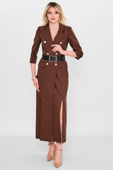 Kedma - Plus Size Dress (KDM26Y8-98202) - 8690200119323