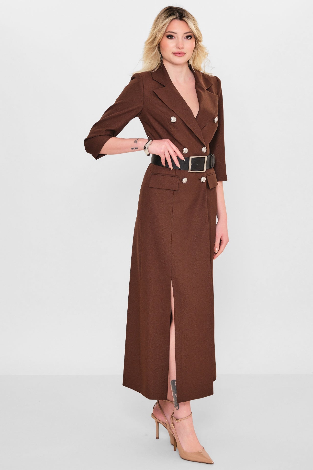 Kedma - Plus Size Dress (KDM26Y8-98202) - 8690200119323