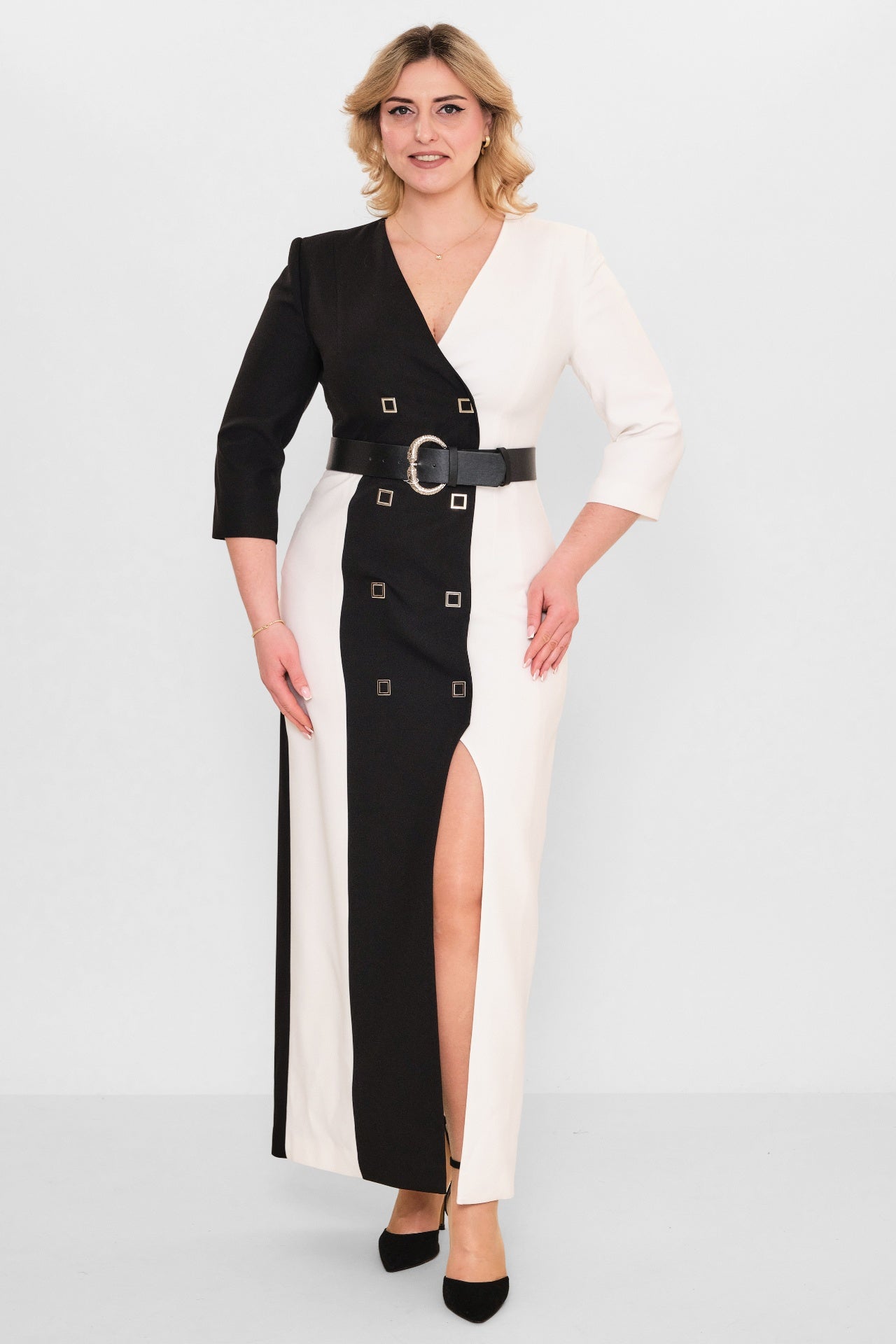 Kedma - Plus Size Dress (KDM26Y8-98218X) - 8690200119361