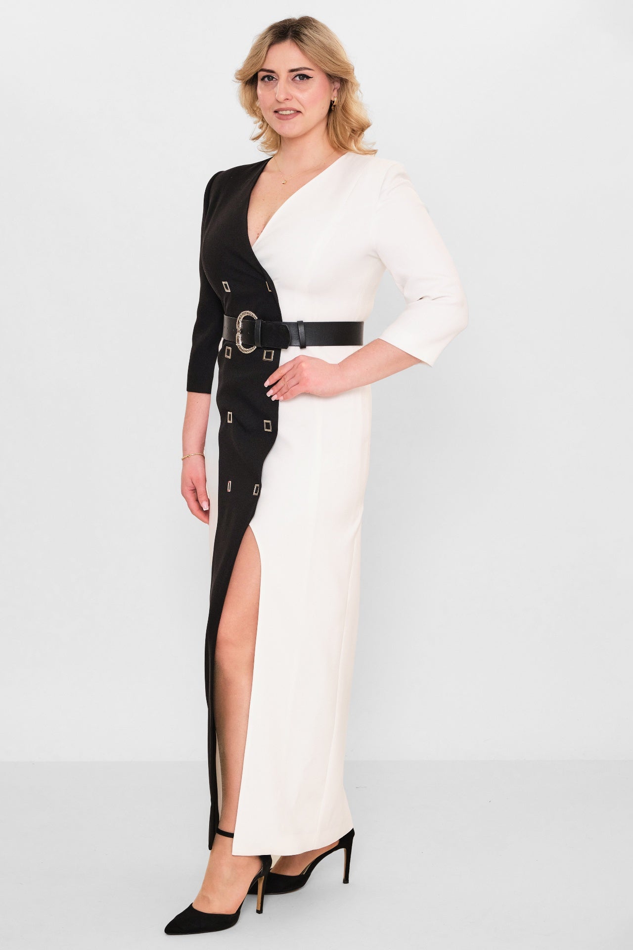 Kedma - Plus Size Dress (KDM26Y8-98218X) - 8690200119361