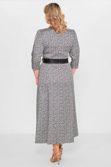 Kedma - Plus Size Dress (KDM26Y8-98276X) - 8690200119385