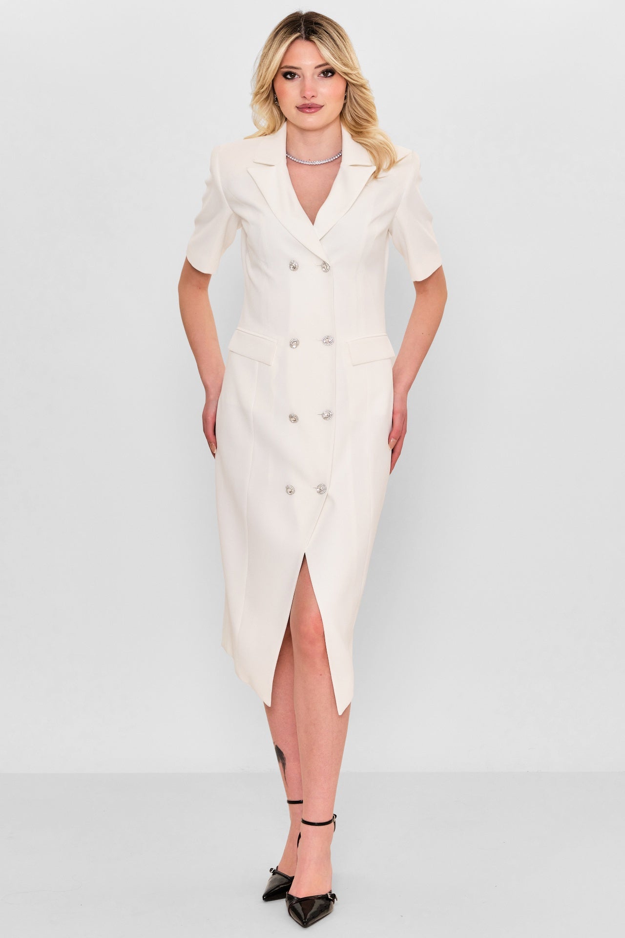 Kedma - Plus Size Dress (KDM26Y8-98283) - 8690200119392