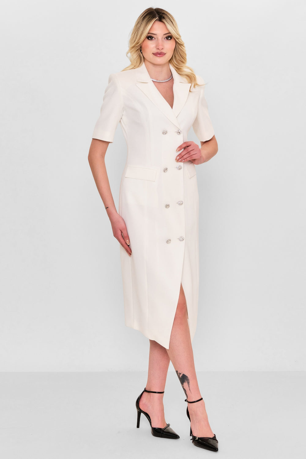 Kedma - Plus Size Dress (KDM26Y8-98283) - 8690200119392