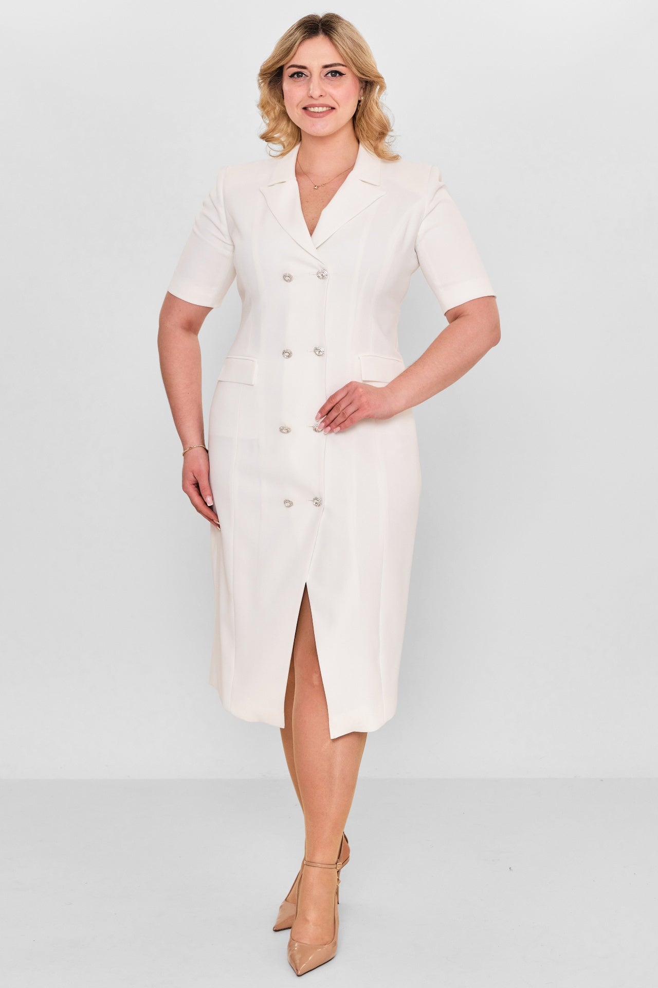 Kedma - Plus Size Dress (KDM26Y8-98283X) - 8690200119415