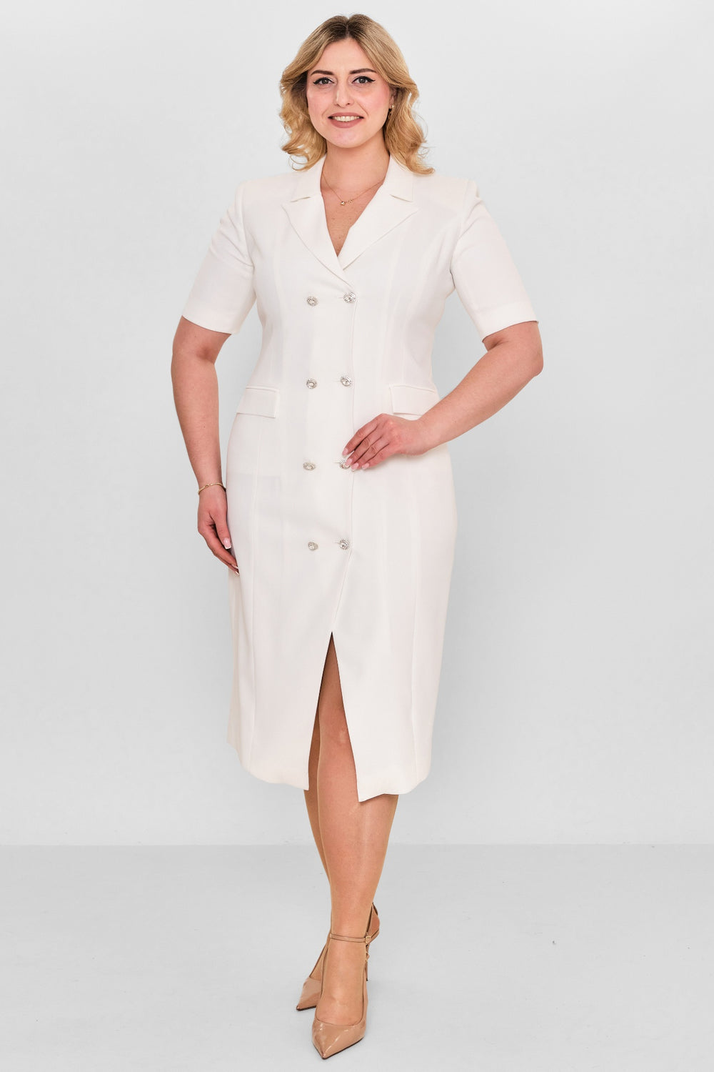 Kedma - Plus Size Dress (KDM26Y8-98283X) - 8690200119415