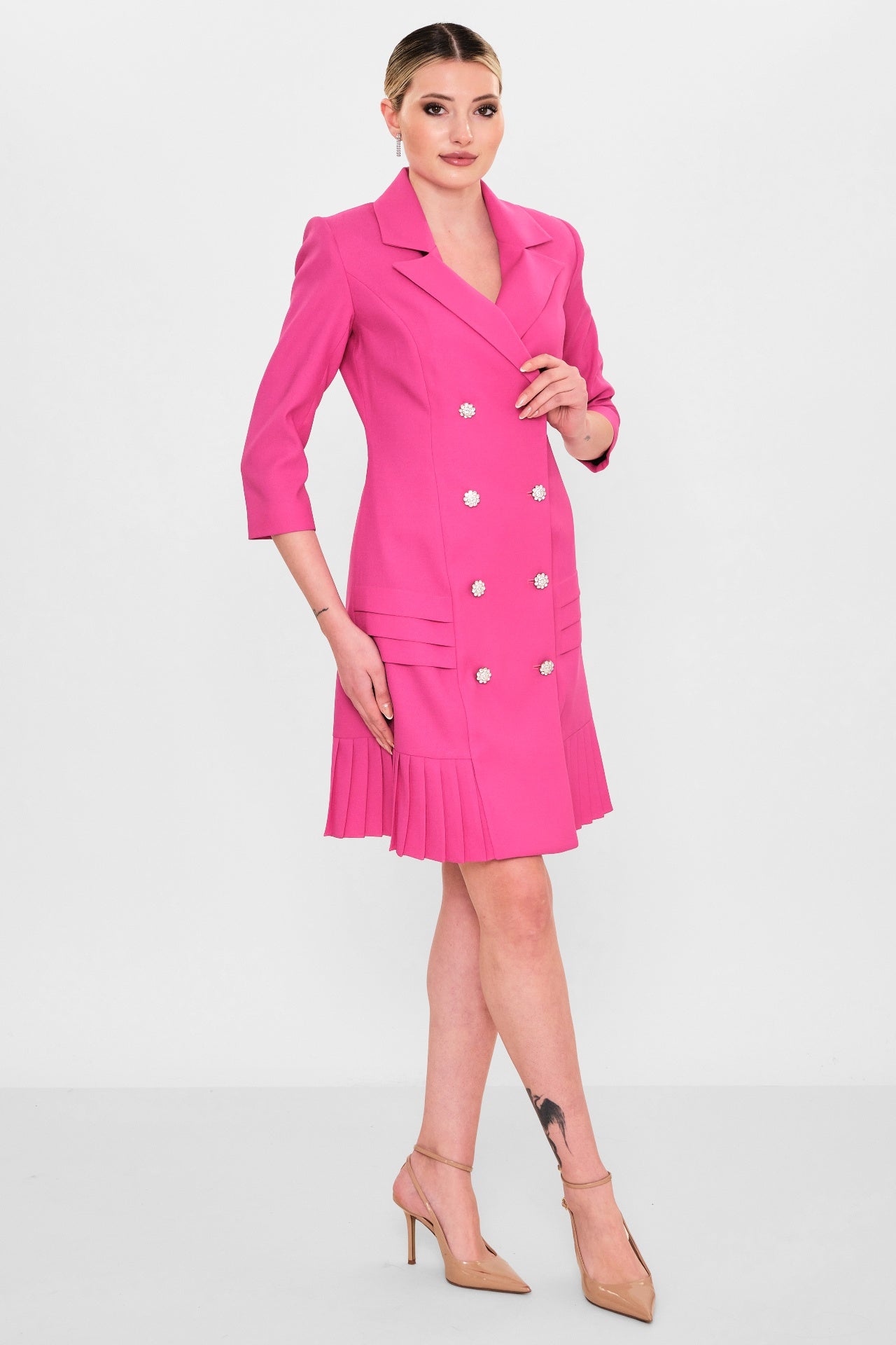 Kedma - Plus Size Dress (KDM26Y8-98297) - 8690200119446