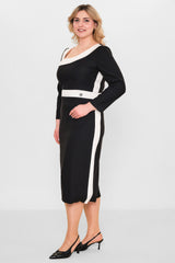 Kedma - Plus Size Dress (KDM26Y8-98304X) - 8690200119460