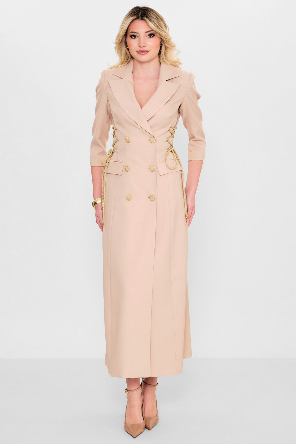 Kedma - Plus Size Dress (KDM26Y8-98312) - 8690200119477