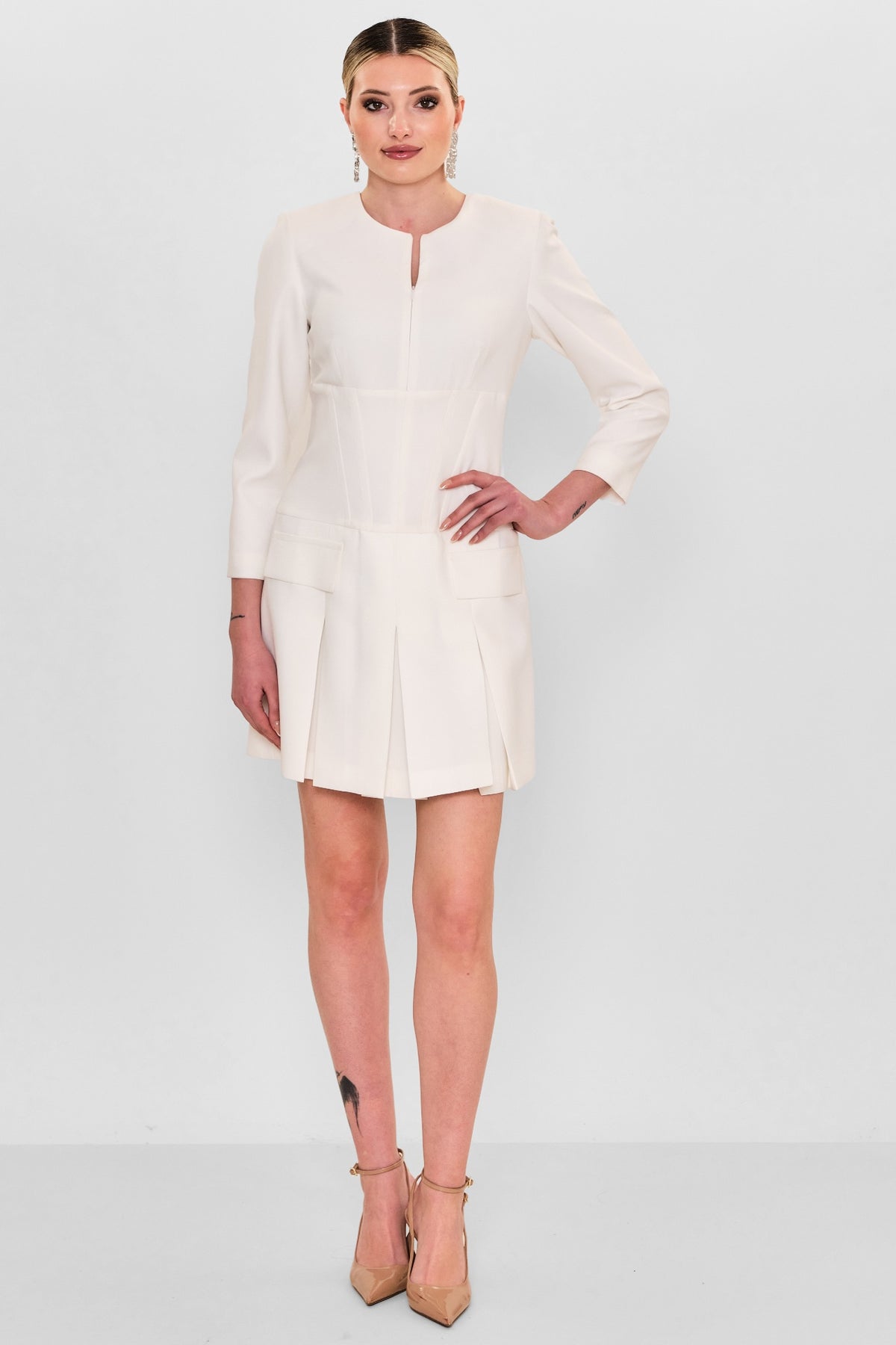 Kedma - Plus Size Dress (KDM26Y8-98337) - 8690200119484