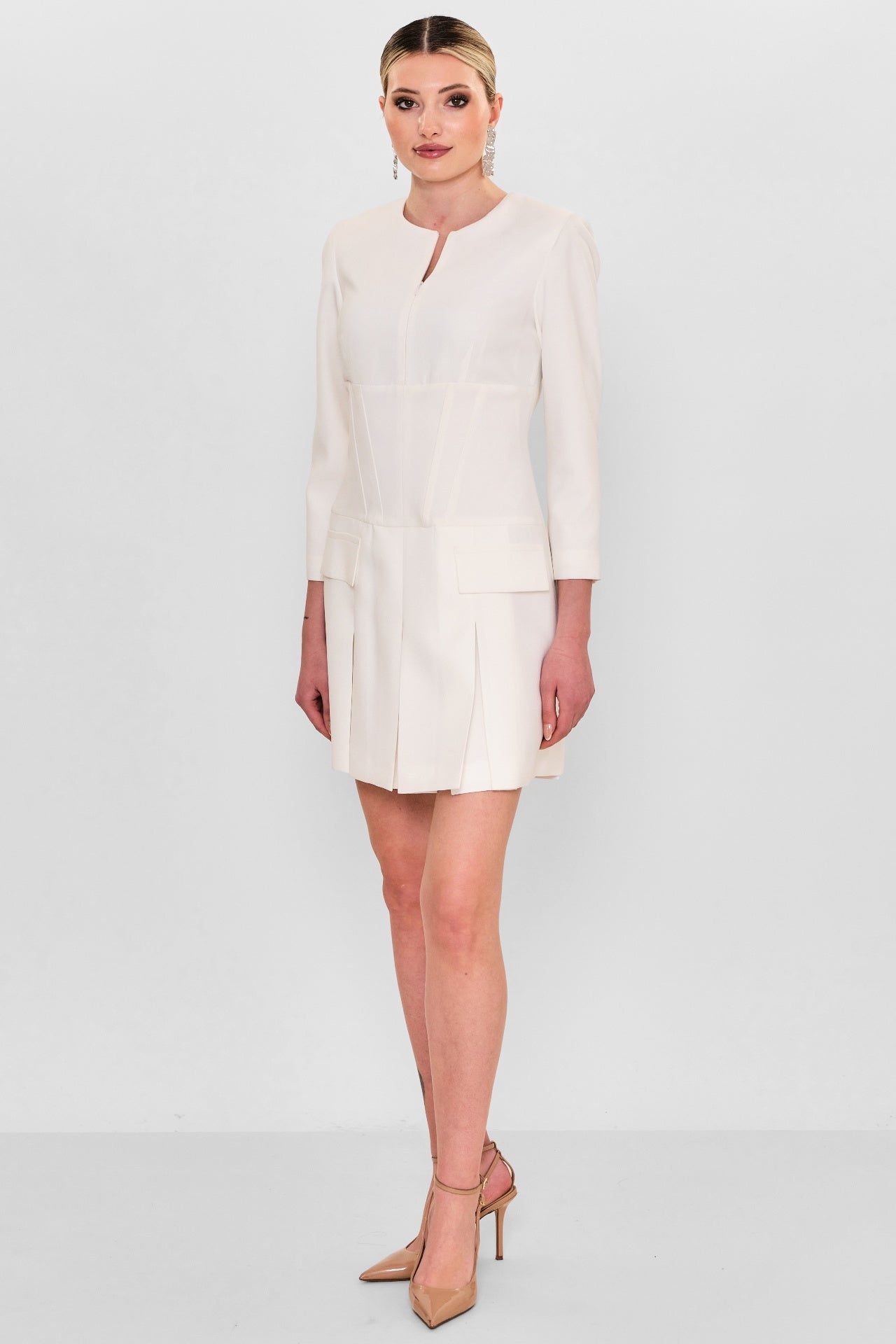 Kedma - Plus Size Dress (KDM26Y8-98337) - 8690200119484