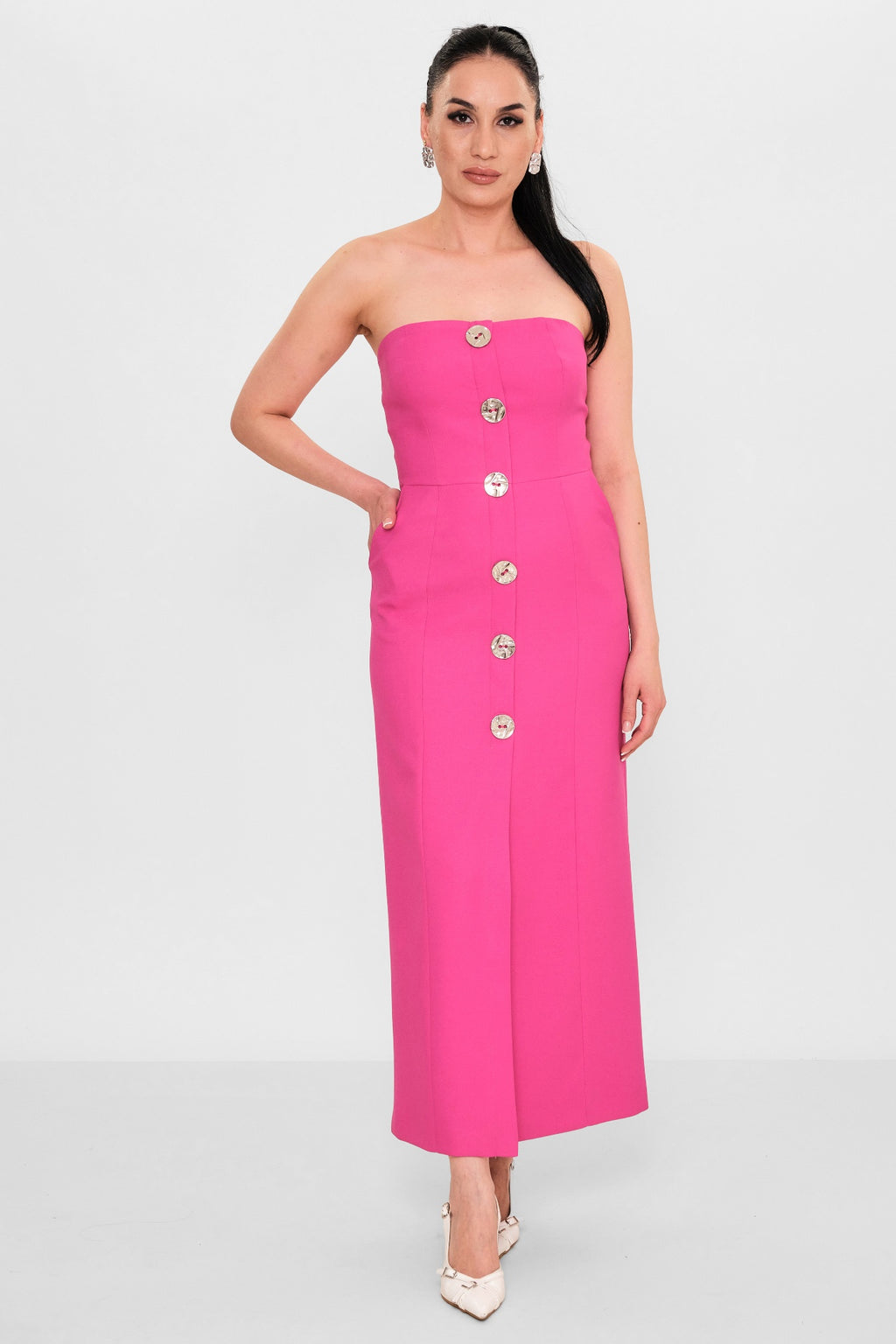 Kedma - Plus Size Dress (KDM26Y8-98343) - 8690200119521