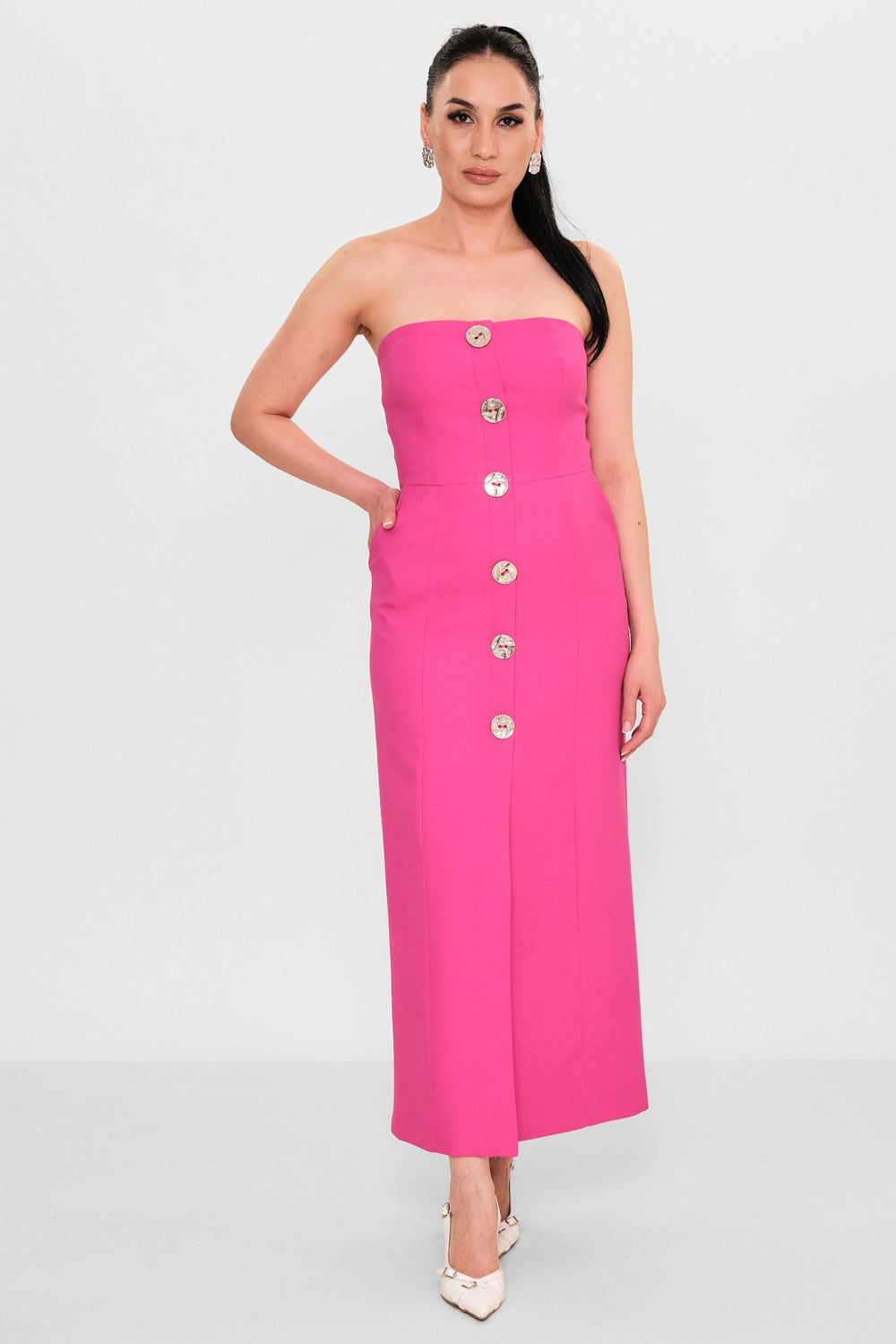 Kedma - Plus Size Dress (KDM26Y8-98343) - 8690200119521