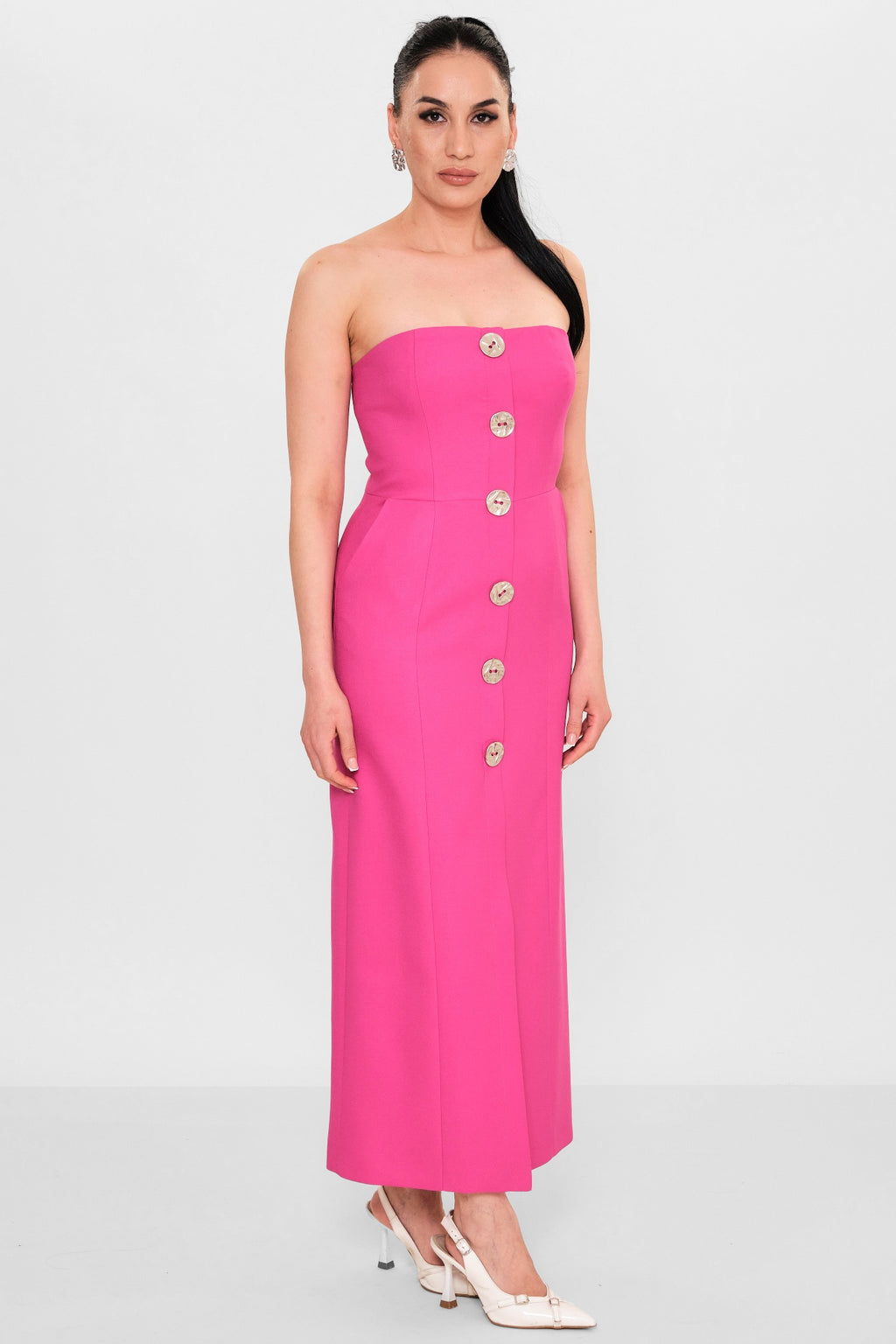 Kedma - Plus Size Dress (KDM26Y8-98343) - 8690200119521