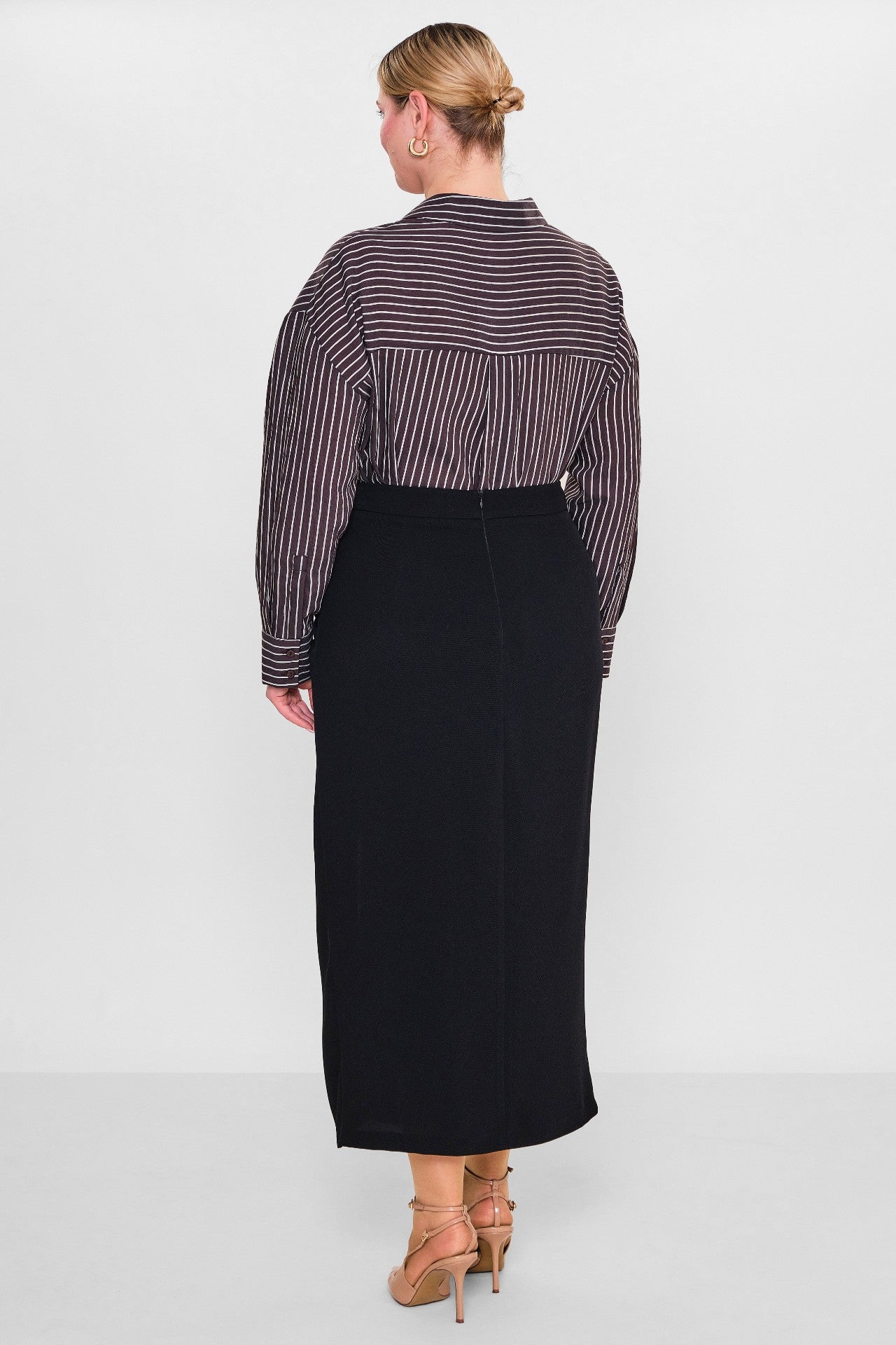 Laluce - Plus Size Skirt (L2.Y26.EK.2D91) - 8690200119699