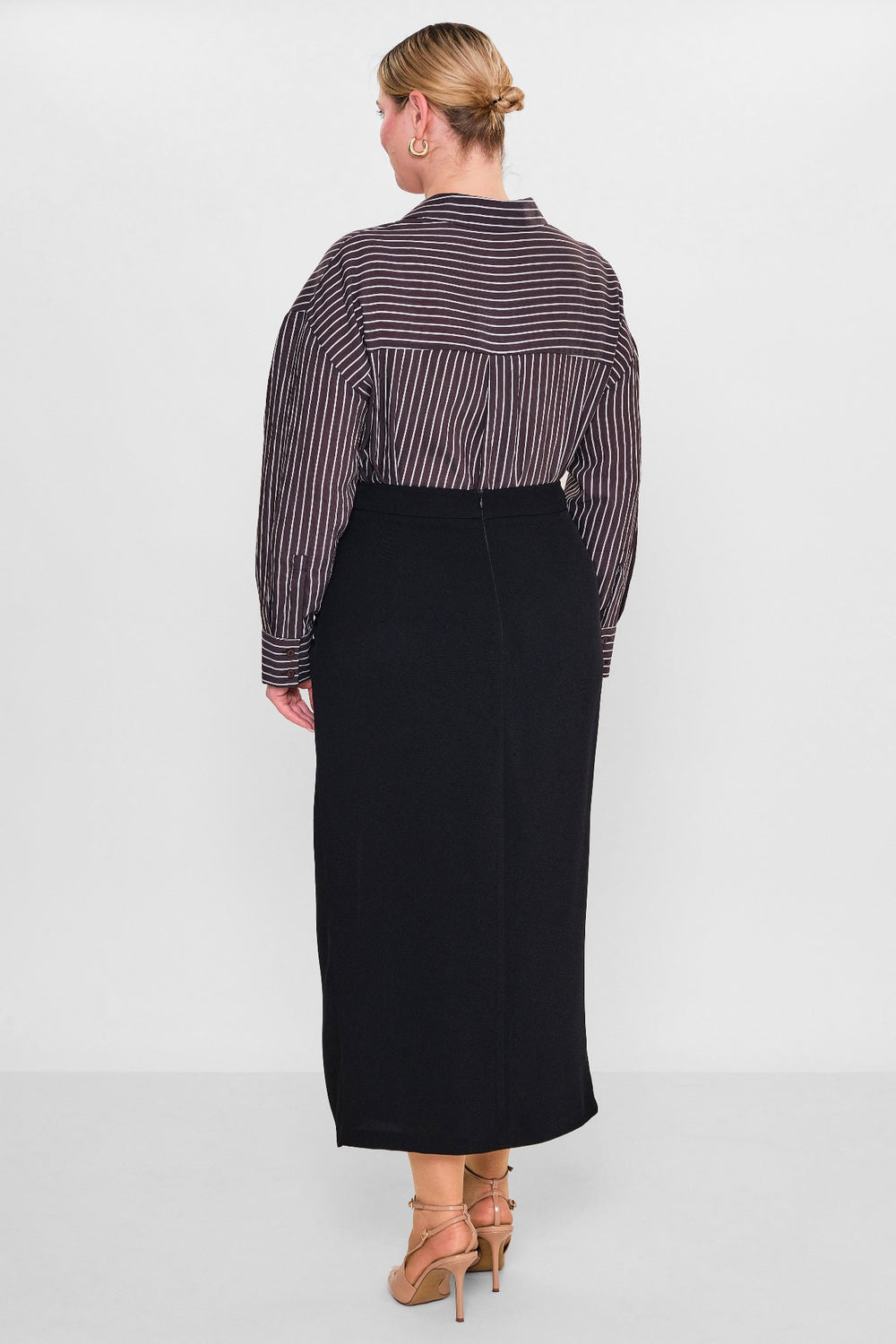 Laluce - Plus Size Skirt (L2.Y26.EK.2D91) - 8690200119699