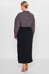 Laluce - Plus Size Skirt (L2.Y26.EK.2D91) - 8690200119699