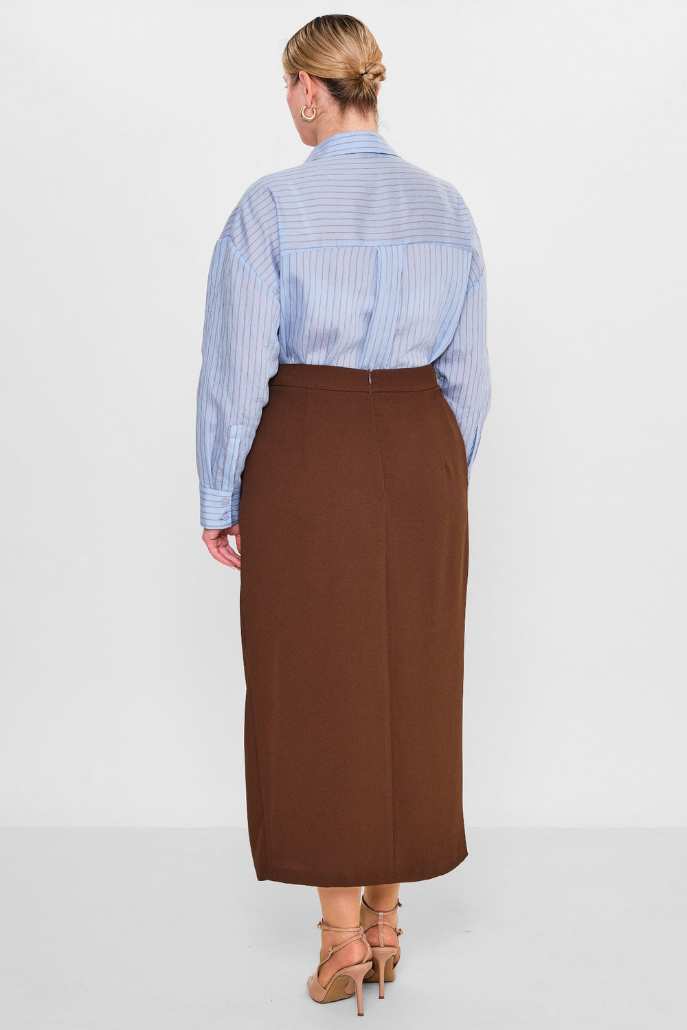 Laluce - Plus Size Skirt (L2.Y26.EK.2D91) - 8690200119705