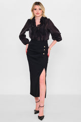 Laluce - Plus Size Skirt (LL.Y26.EK.LD91) - 8690200119712