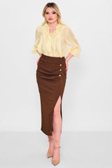 Laluce - Plus Size Skirt (LL.Y26.EK.LD91) - 8690200119729