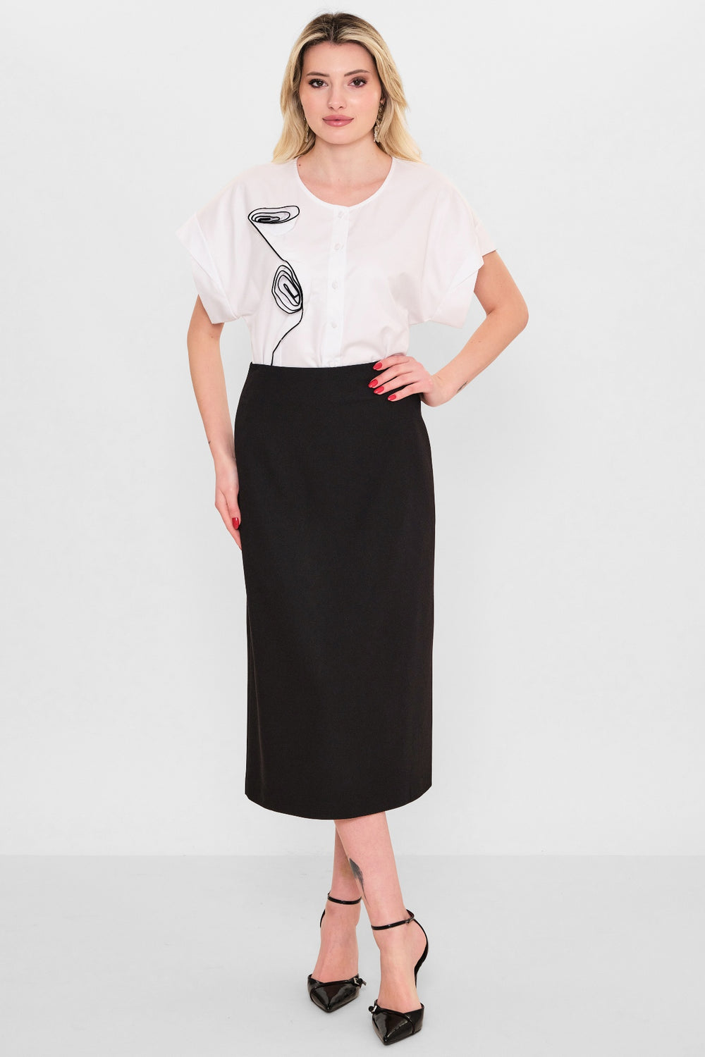 Mamulier - Plus Size Skirt (MML26Y6963) - 8690200119910