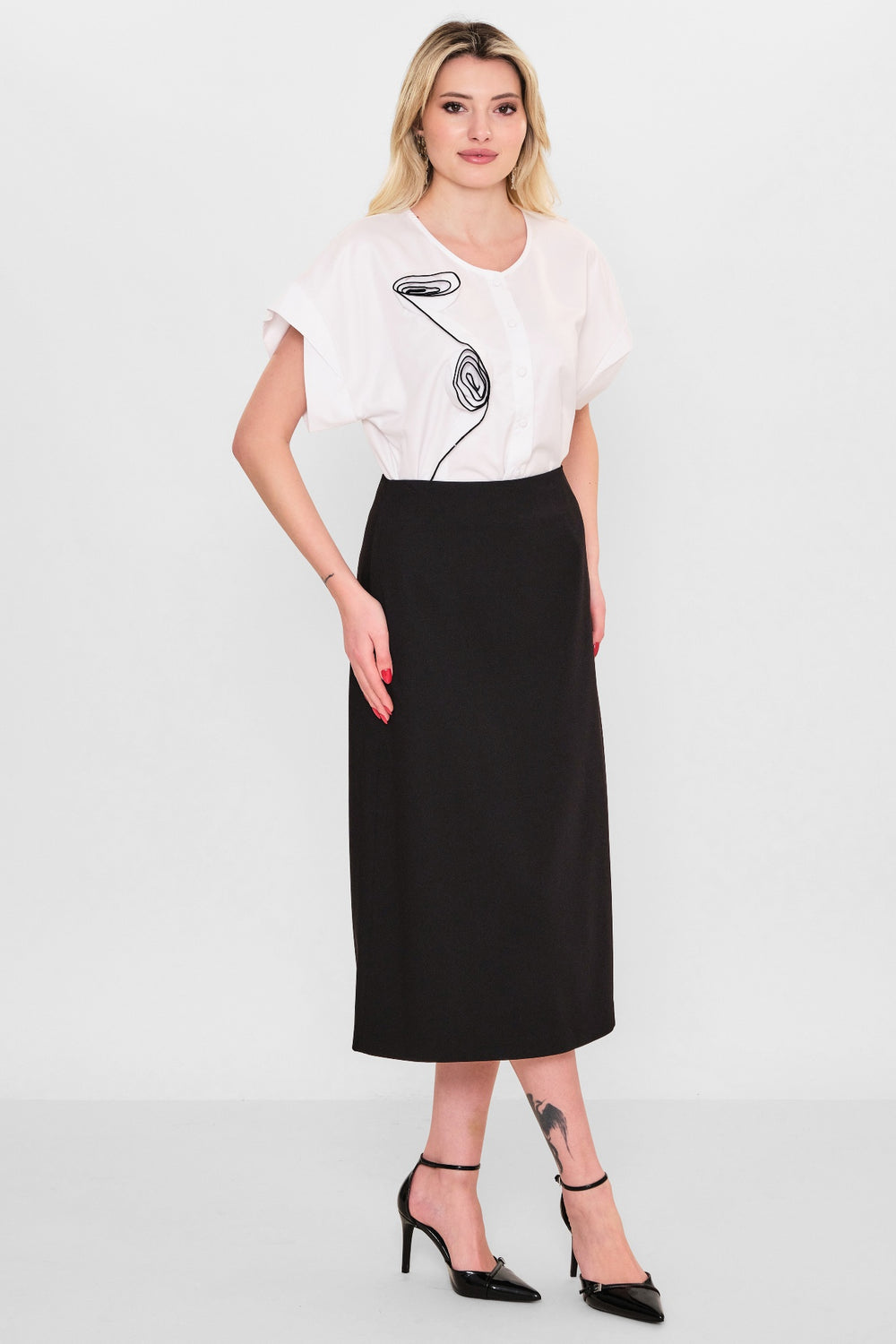 Mamulier - Plus Size Skirt (MML26Y6963) - 8690200119910