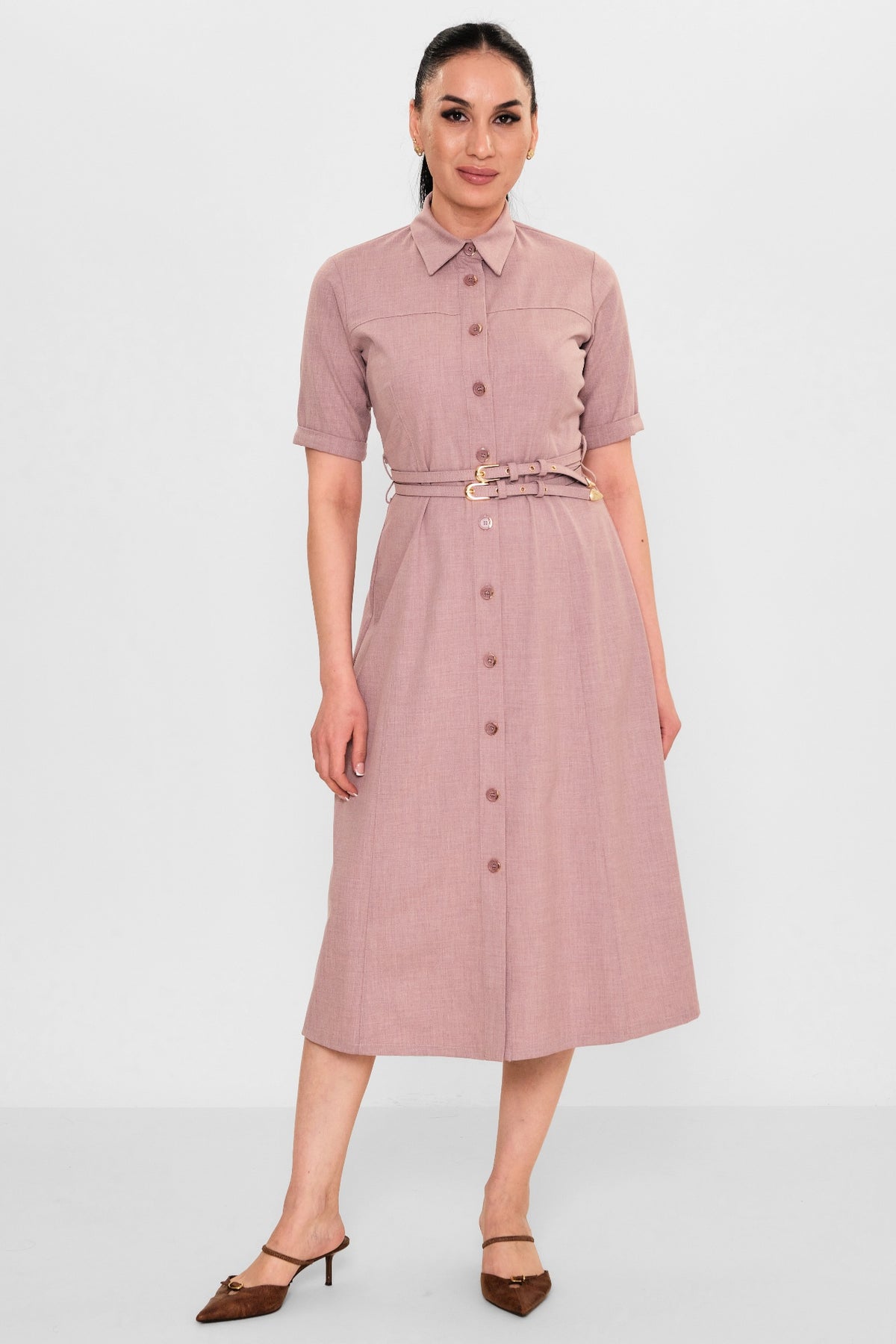 Dayi - Plus Size Dress (BDY26Y61335) - 8690200120442