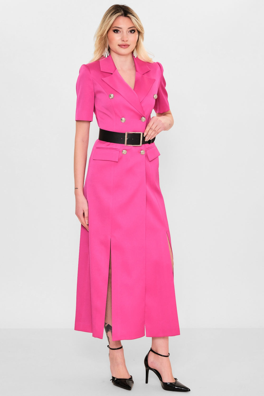 Kedma - Plus Size Dress (KDM26Y8-98139) - 8690200120831