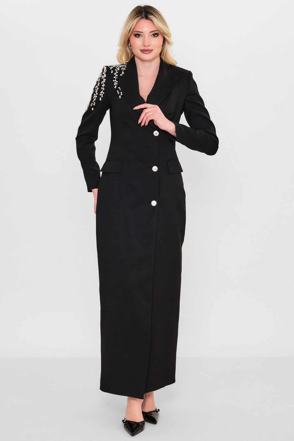 Kedma - Plus Size Dress (KDM26Y8-98357) - 8690200120893